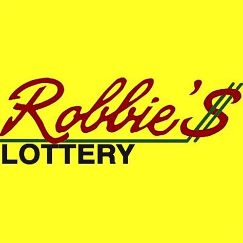 robbies lottery|ROBBIE'S LOTTERY .